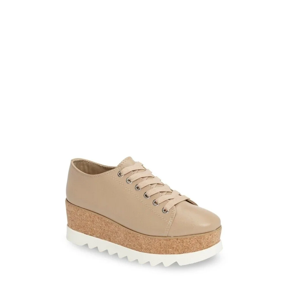 NWOB Steve Madden Korrie Platform Leather Sneaker
